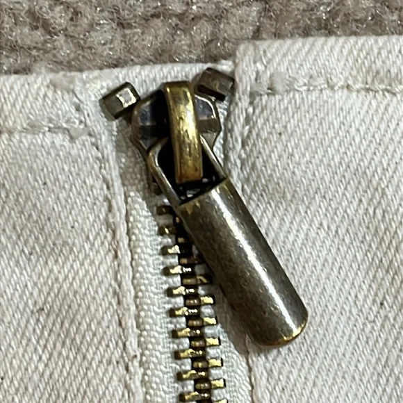 ⬇️PRICE DROP New Draper James Cream Denim Short Sleeve Circle Mini Dress, size 6 - Picture 12 of 13